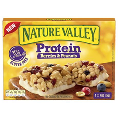 Nature Valley Protein Berries & Peanuts bars package