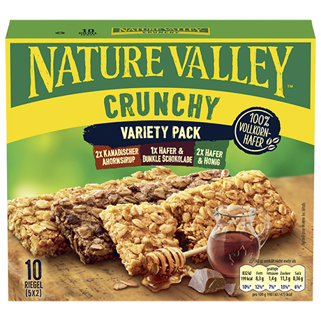 package of Nature Valley Crunchy Variety Pack bars